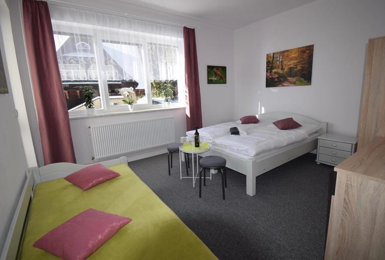 Pension St. Moritz Zelezna Ruda Bagian luar foto